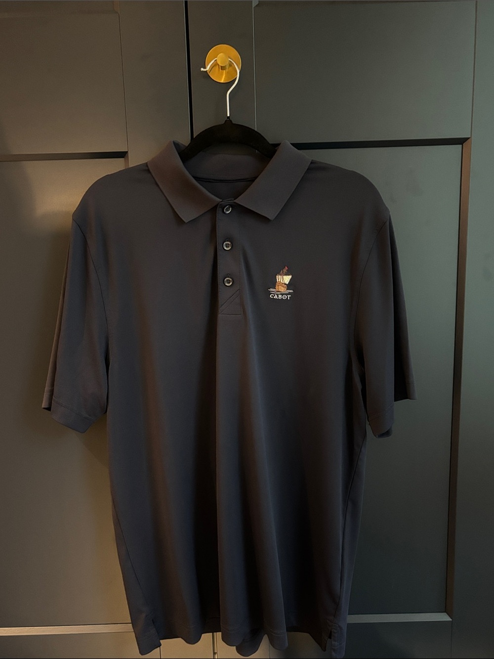 Cabot Men's Navy Polo Golf Shirt